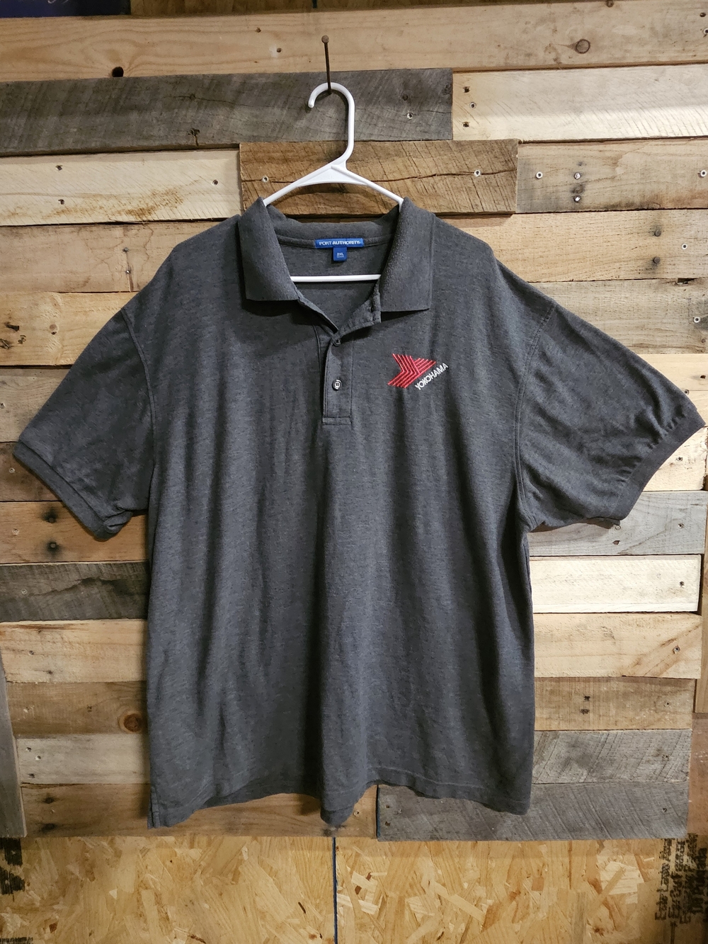 Yokohama Port Authority Dark Gray Polo